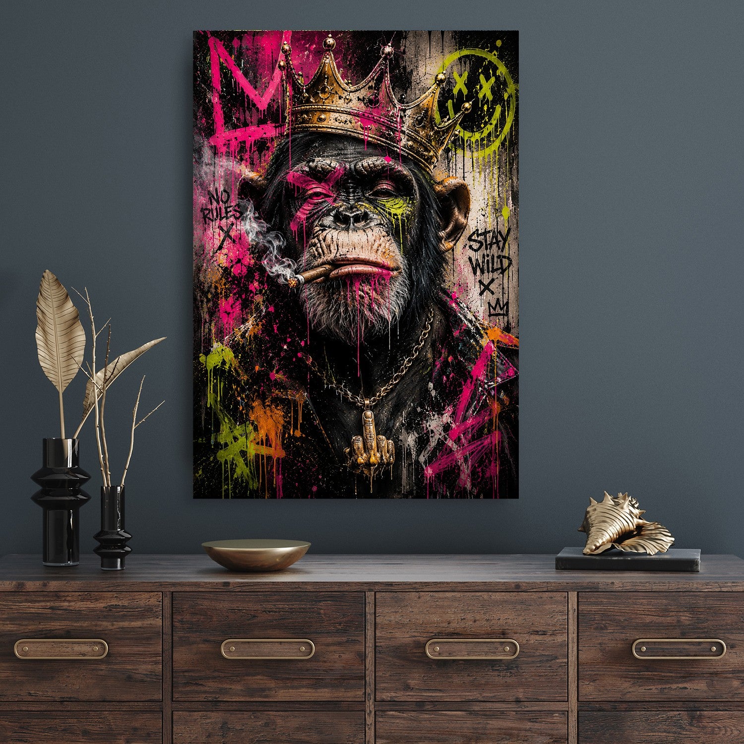 Monkey King x Grafitti by Mark Matthews - Affengeile Bilder