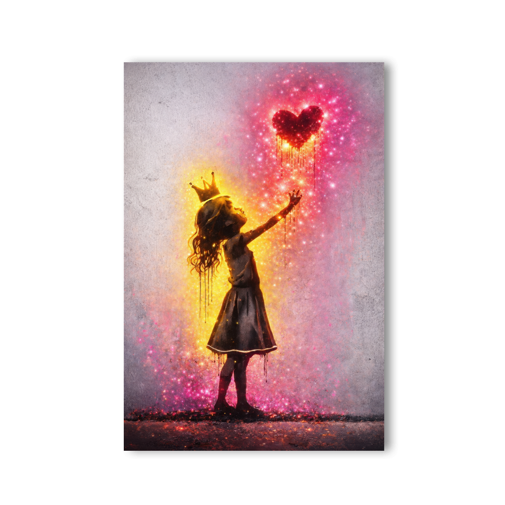 Queen of Hearts x Sparkling Grafitti by Mark Matthews - Affengeile Bilder