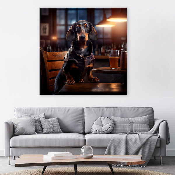 Pub Pups - Dachshund by Natale Palazzo - Affengeile Bilder