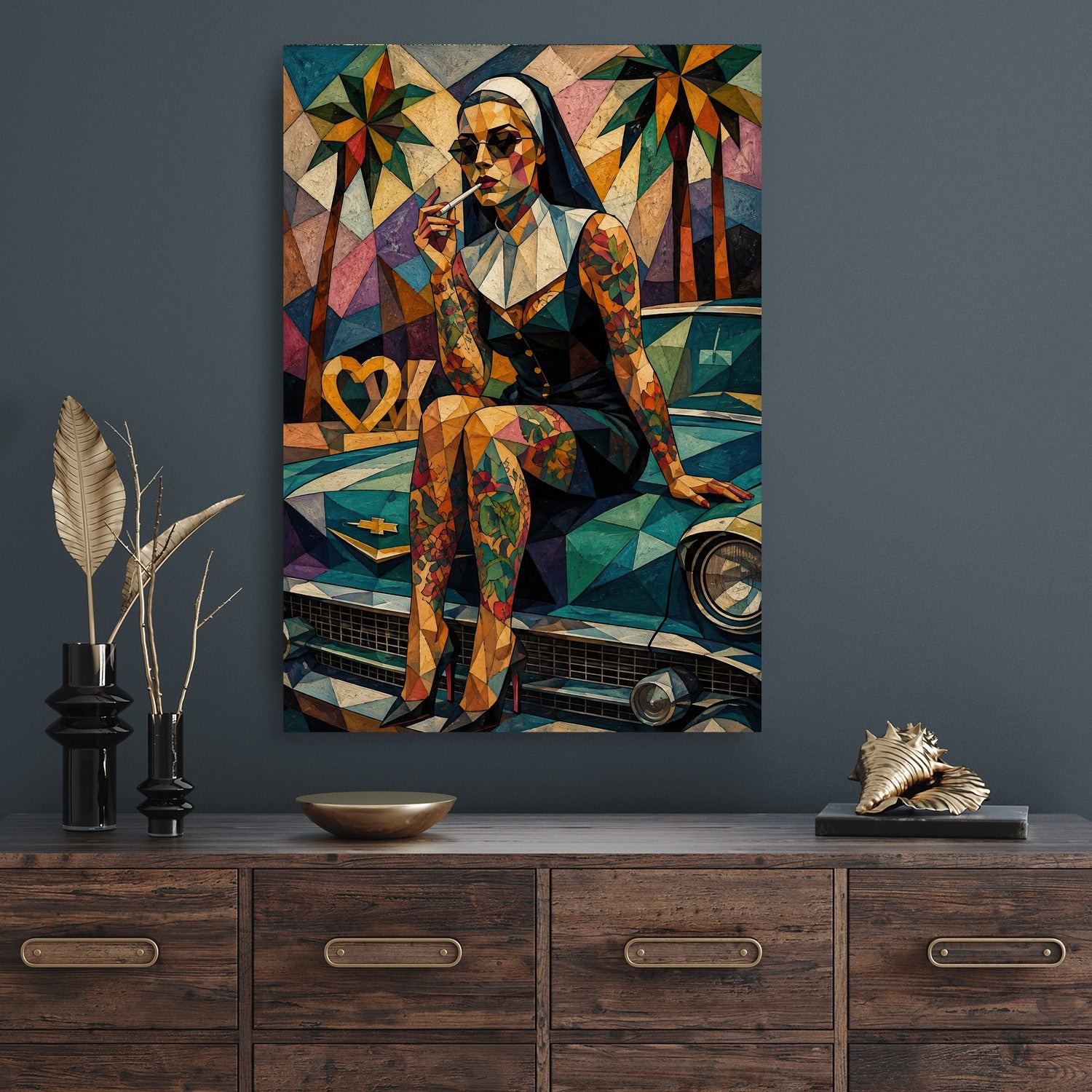 Rebel Nun x Picasso by Mark Matthews - Affengeile Bilder