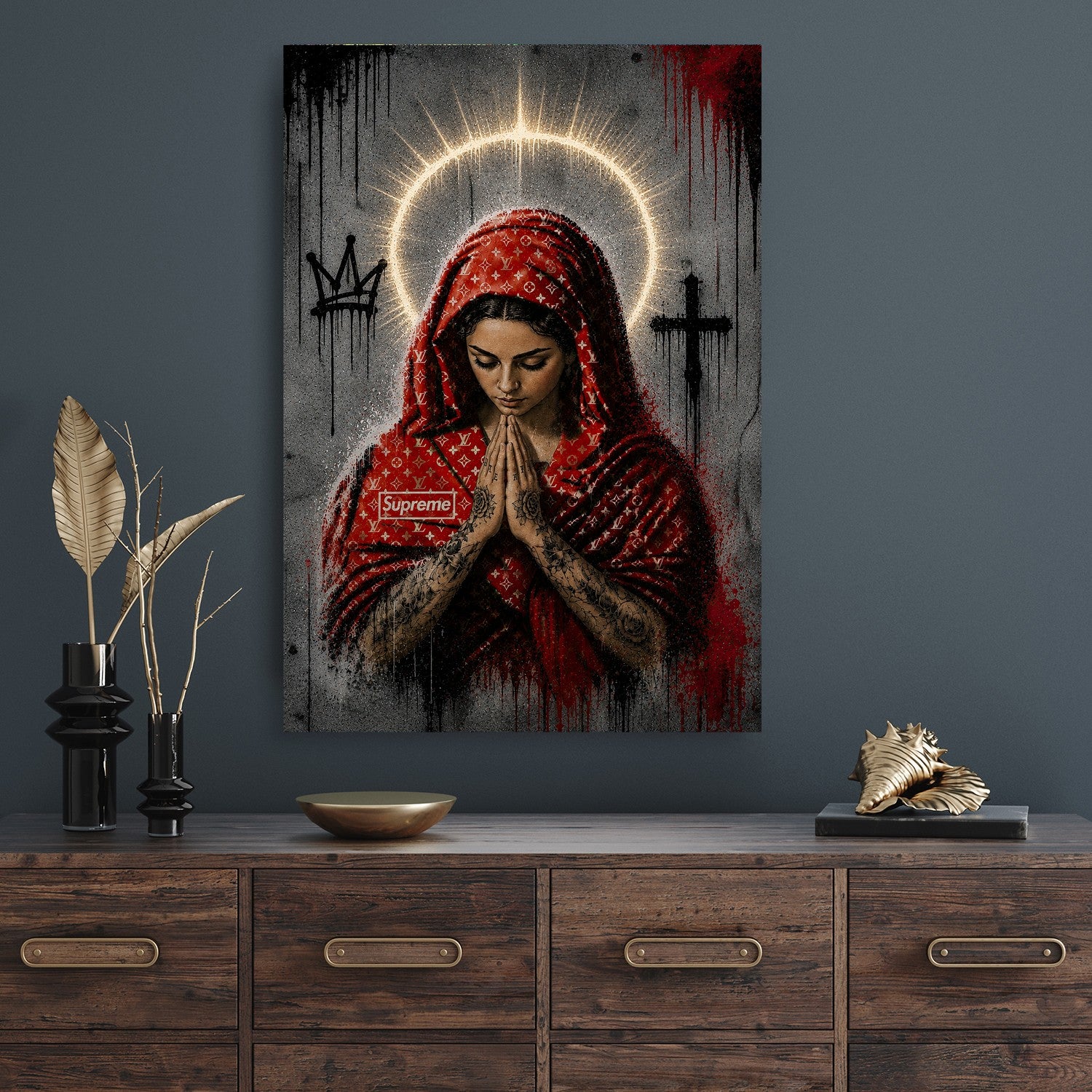 Supreme Nun x Streetart by Mark Matthews - Affengeile Bilder