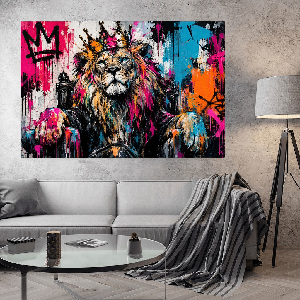 Urban Lion King x Grafitti by Mark Matthews - Affengeile Bilder