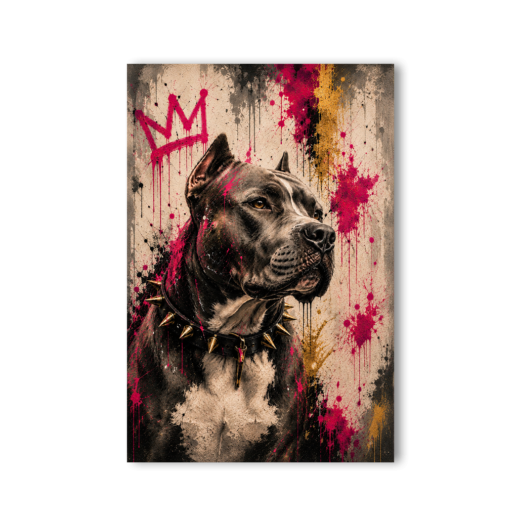 Urban Pitbull Power x Grafitti by Mark Matthews - Affengeile Bilder