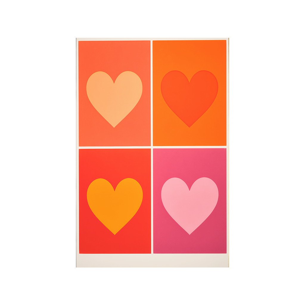 Vier Herzen voller Liebe by Frank Daske - Affengeile Bilder
