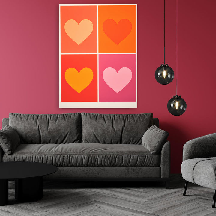 Vier Herzen voller Liebe by Frank Daske - Affengeile Bilder