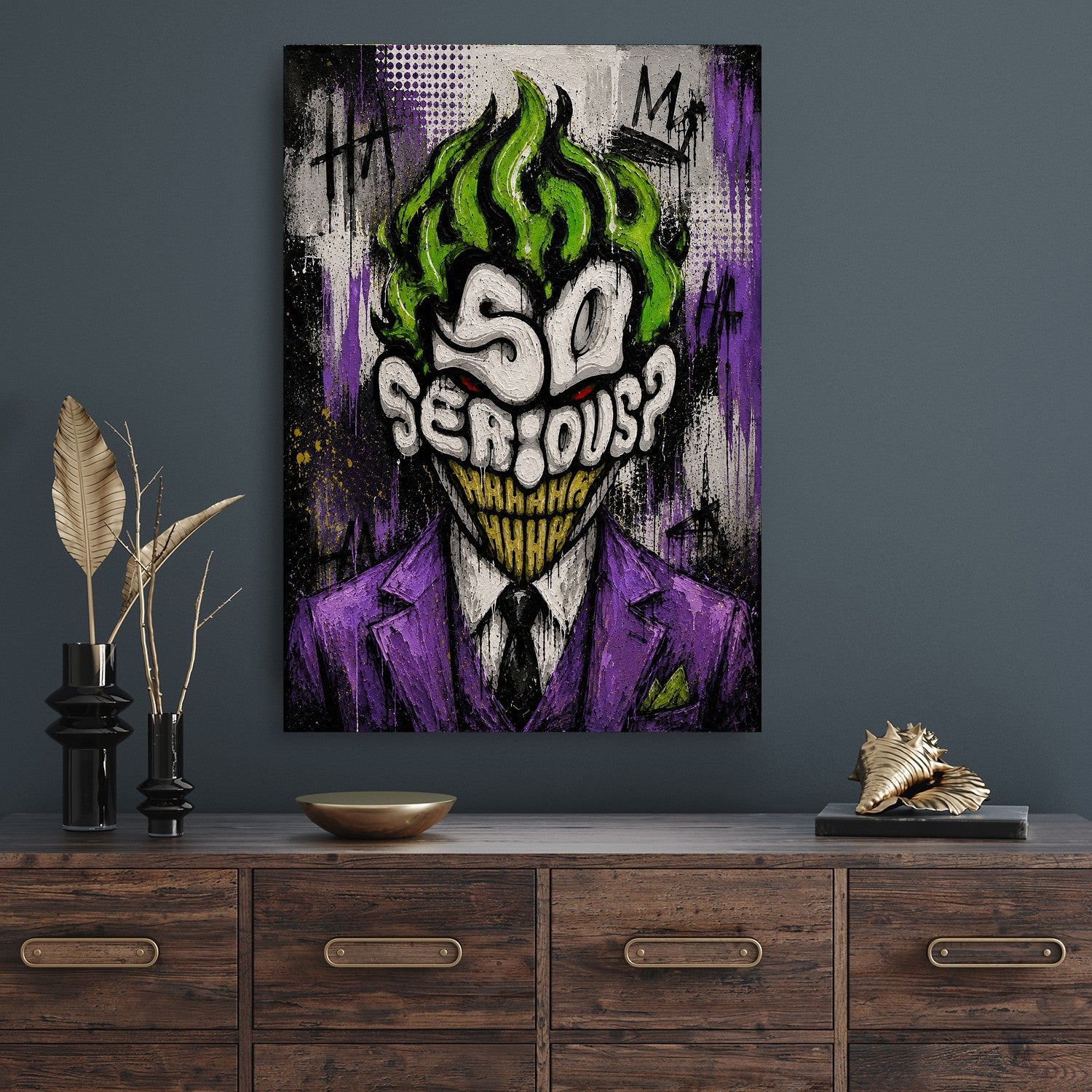 Why so Serious x Grafitti by Mark Matthews - Affengeile Bilder