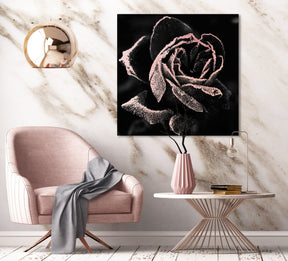 Abstract Rose Rosé auf Acryl - Affengeile Bilder