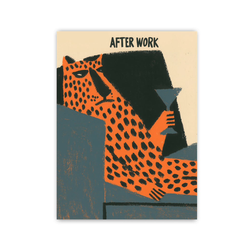After Work Martini Leopard by Frank Daske - Affengeile Bilder