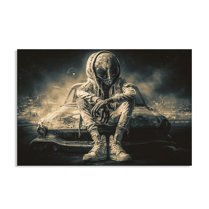 Alien auf Rost-Klassiker II by Catill - Affengeile Bilder