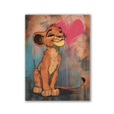 Baby Lion Grafitti by Daniel Decker - Affengeile Bilder