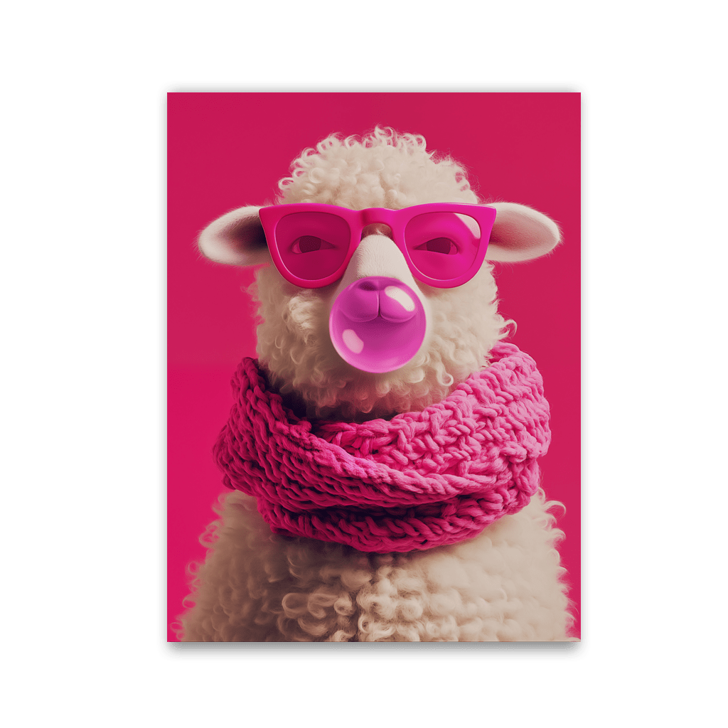 Bubblegum Woolly Sheep by Frank Daske - Affengeile Bilder