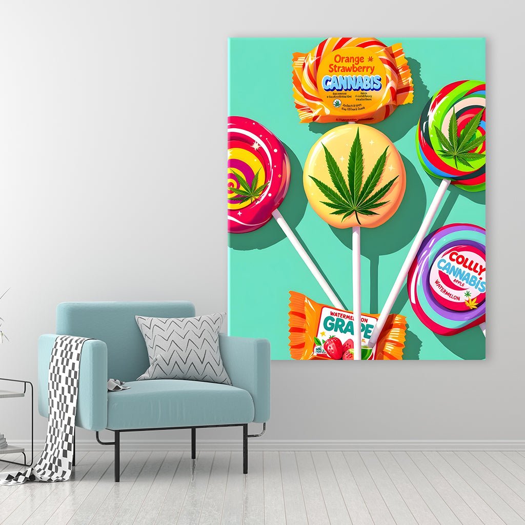 Cannabis Lollipop by Zenzdesign - Affengeile Bilder