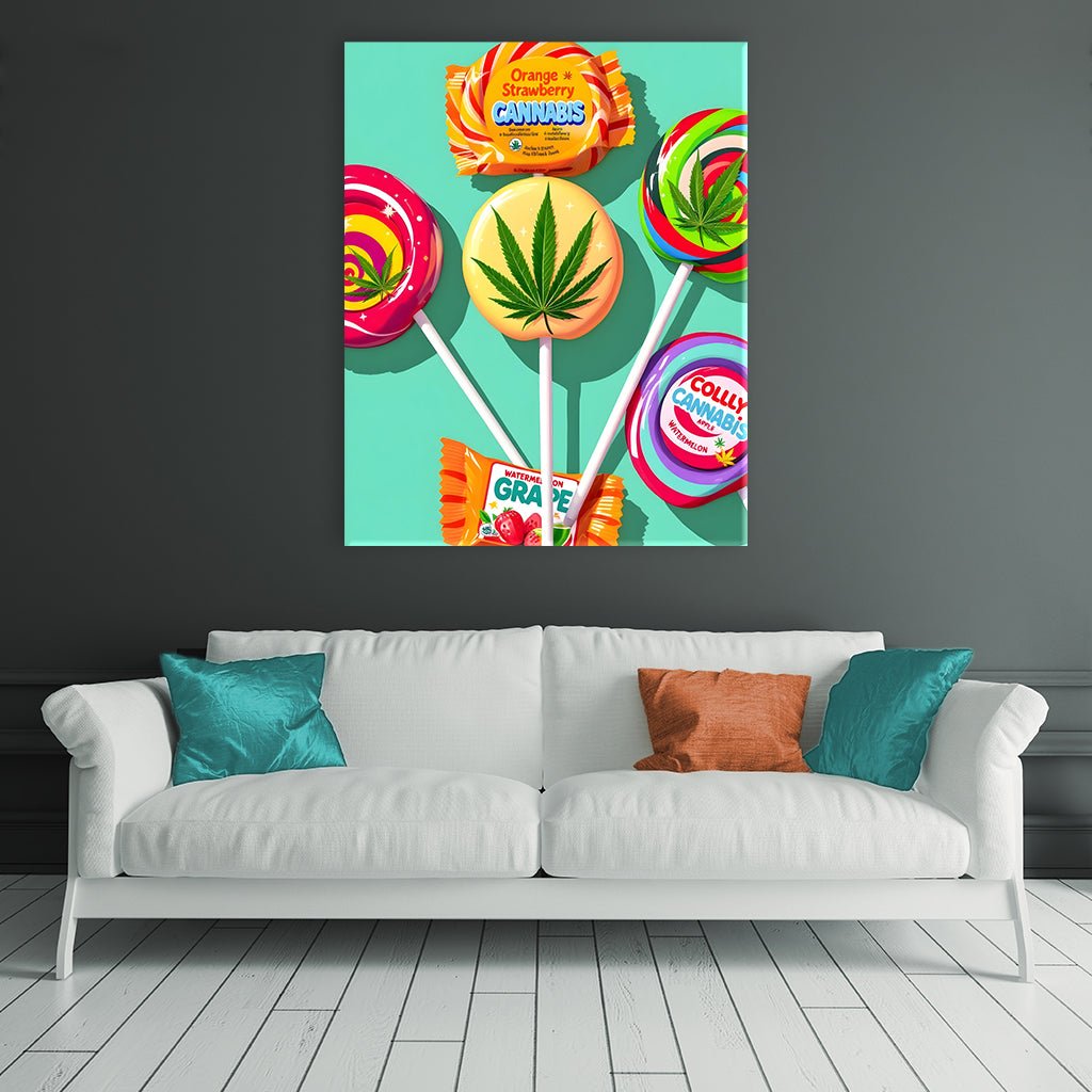Cannabis Lollipop by Zenzdesign - Affengeile Bilder