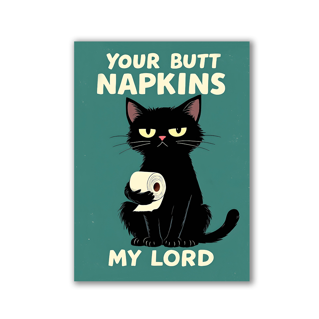 Cat Butt Napkins by Zenzdesign - Affengeile Bilder