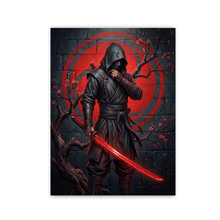 Crimson Katana Ninja by Zenzdesign - Affengeile Bilder
