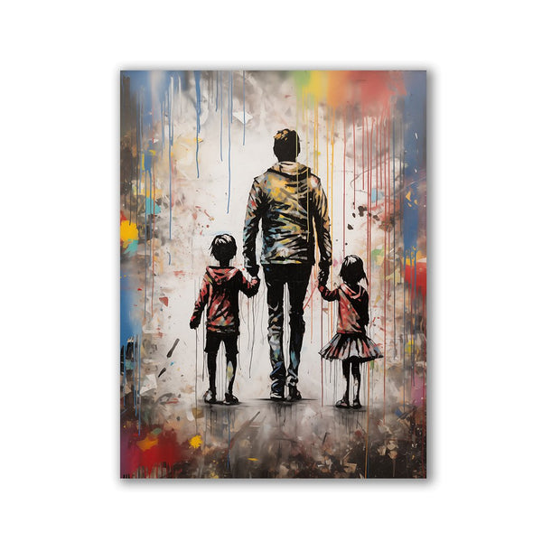 Dad Love x Banksy by Daniel Decker - Affengeile Bilder