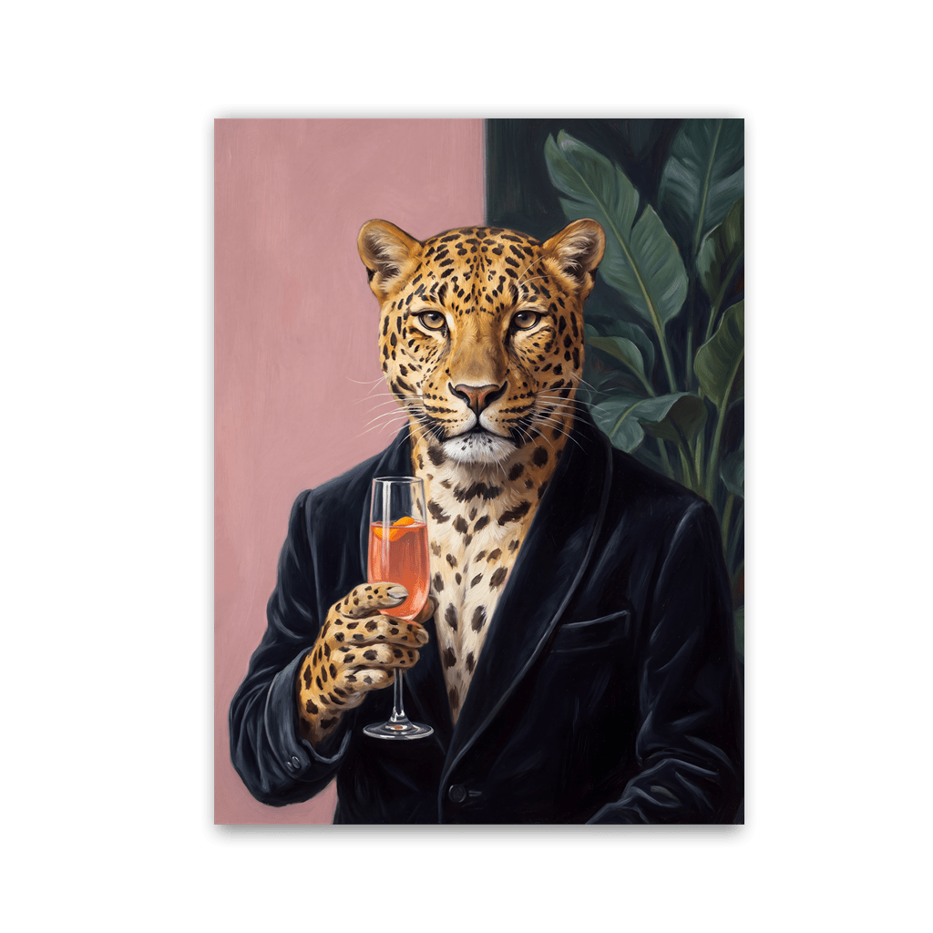 Dapper Cocktail Leopard by Zenzdesign - Affengeile Bilder