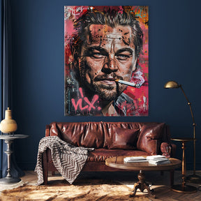 DiCaprio Pop Art by Rosa Piazza - Affengeile Bilder