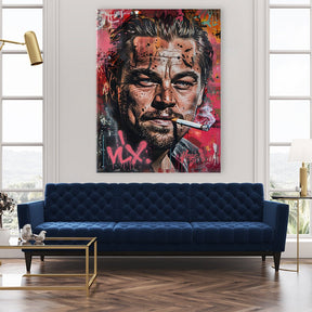 DiCaprio Pop Art by Rosa Piazza - Affengeile Bilder