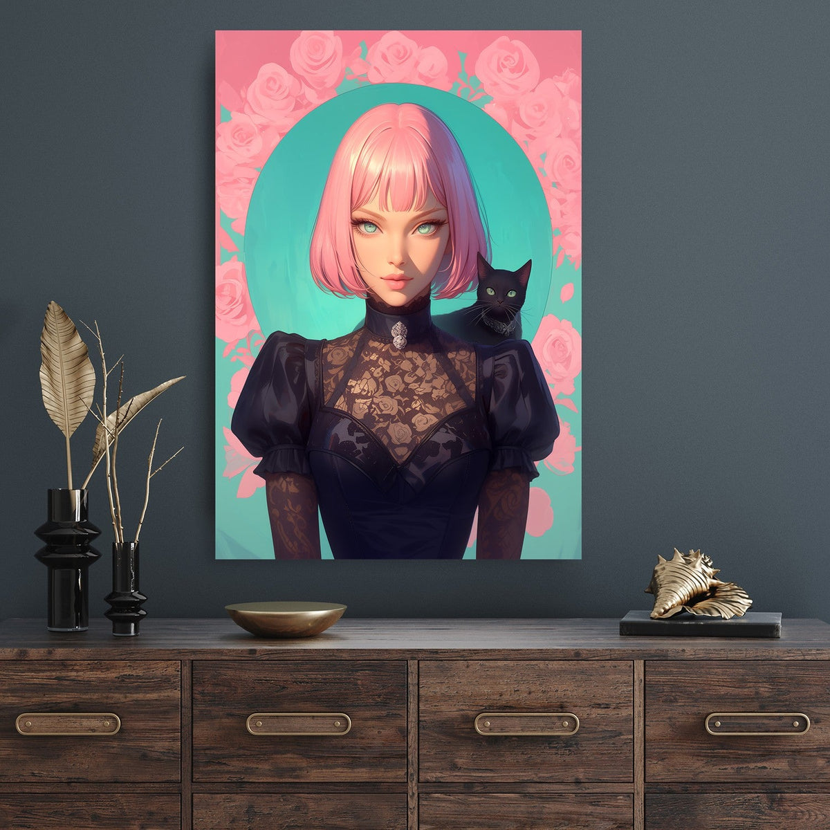 elegant punk Anime by Rosa Piazza - Affengeile Bilder