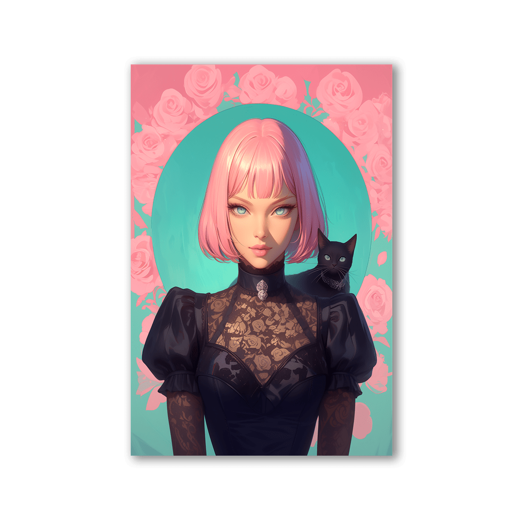 elegant punk Anime by Rosa Piazza - Affengeile Bilder