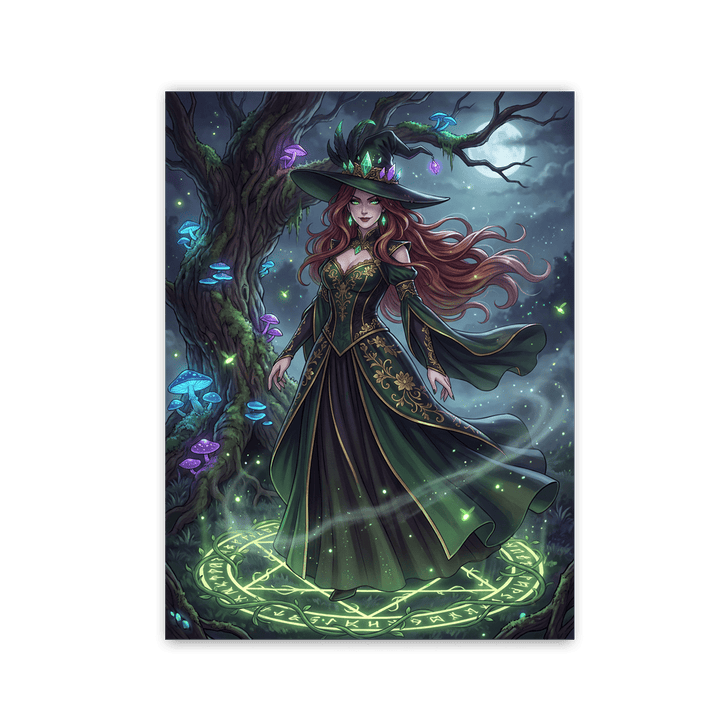 Emerald Forest Witch by Zenzdesign - Affengeile Bilder