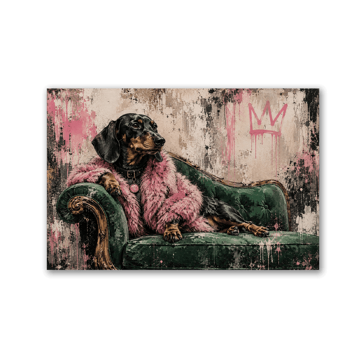 Fashion Dackel x Streetart Grafitti by Mark Matthews - Affengeile Bilder