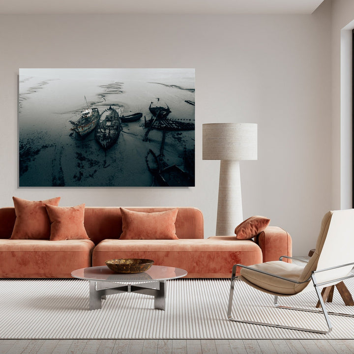Forgotten Shipwrecks Mudflat by Philipp Pilz - Affengeile Bilder