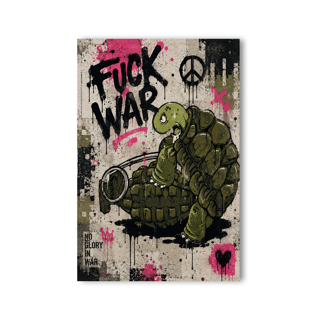 Fuck War x Streetart by Mark Matthews - Affengeile Bilder