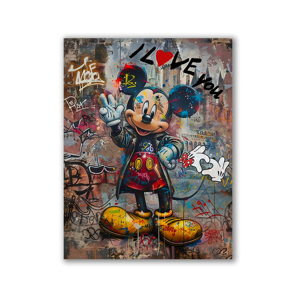 Gangster Mickey by Rosa Piazza - Affengeile Bilder