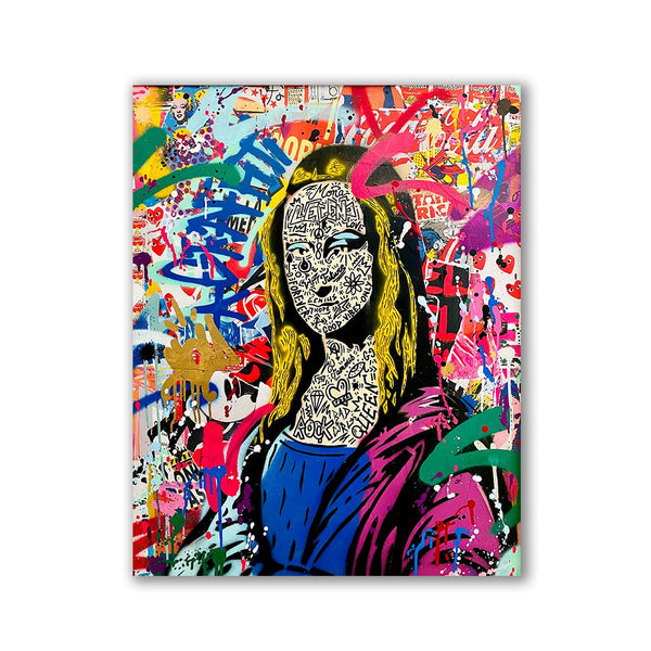 Graffiti Mona by RS Artist - Affengeile Bilder