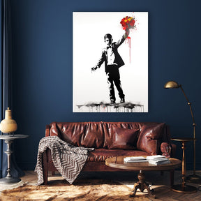 Little Gentleman x Banksy by Daniel Decker - Affengeile Bilder