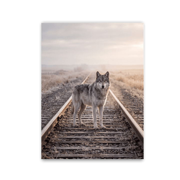 Lone Track Wolf by Zenzdesign - Affengeile Bilder