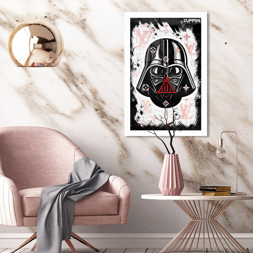 Louis Vader by Zuppini Rosé auf Acryl - Affengeile Bilder