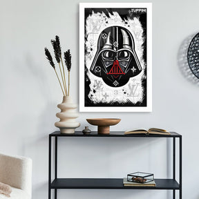 Louis Vader by Zuppini Silber auf Acryl - Affengeile Bilder