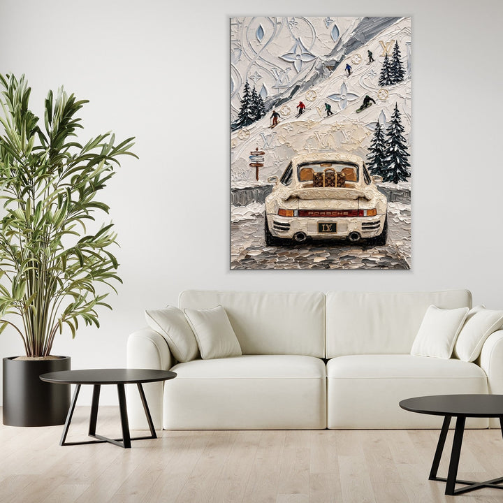 lv porsche winter spachtel by daveschloffiart - Affengeile Bilder