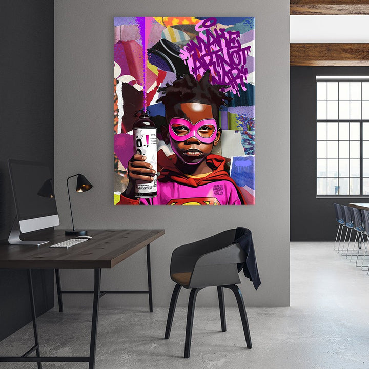 Make Art not War by RS Artist - Affengeile Bilder