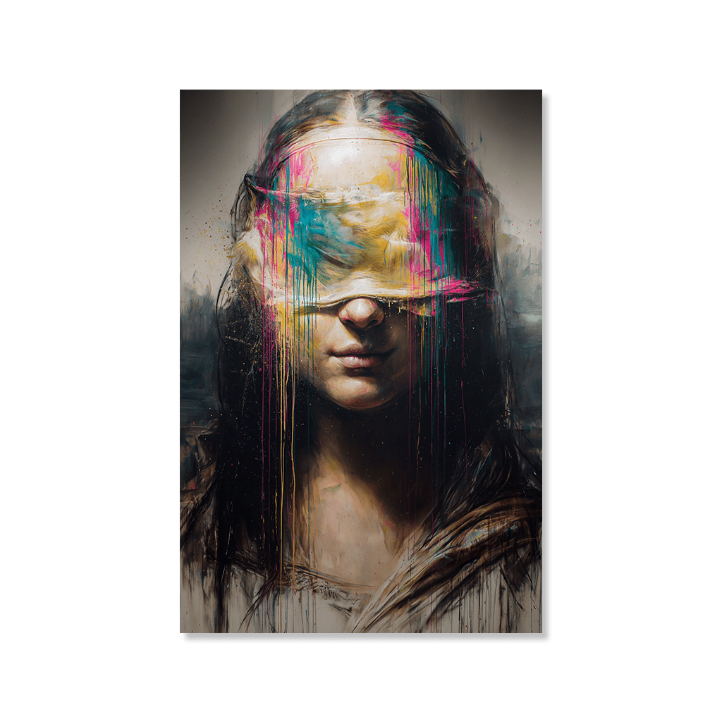 Mona Lisa Modern Edition I by Catill - Affengeile Bilder