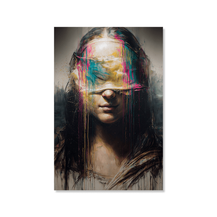 Mona Lisa Modern Edition I by Catill - Affengeile Bilder