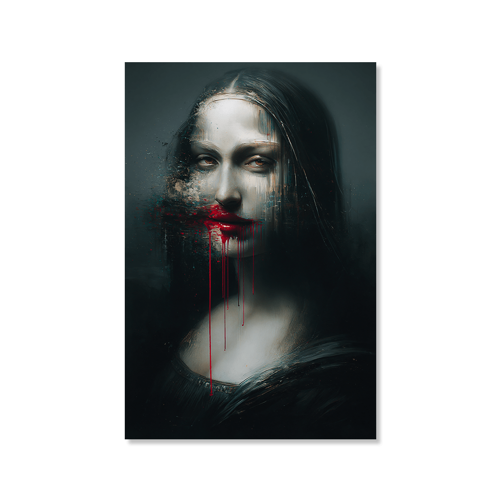 Mona Lisa Modern Edition II - Affengeile Bilder