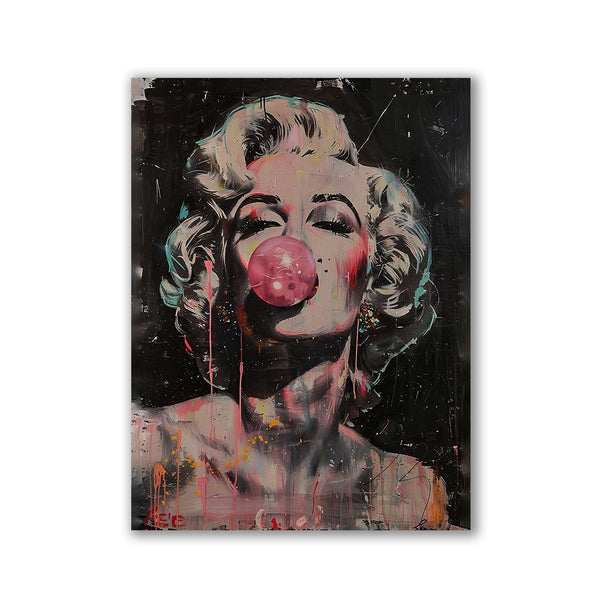 Monroe with Bubblegum by Daniel Decker - Affengeile Bilder