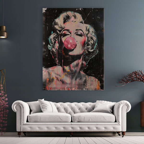 Monroe with Bubblegum by Daniel Decker - Affengeile Bilder