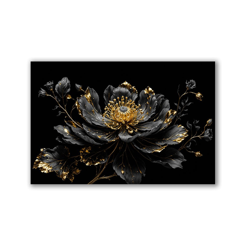 Mystical Flower - Black by Adrian Vieriu - Affengeile Bilder