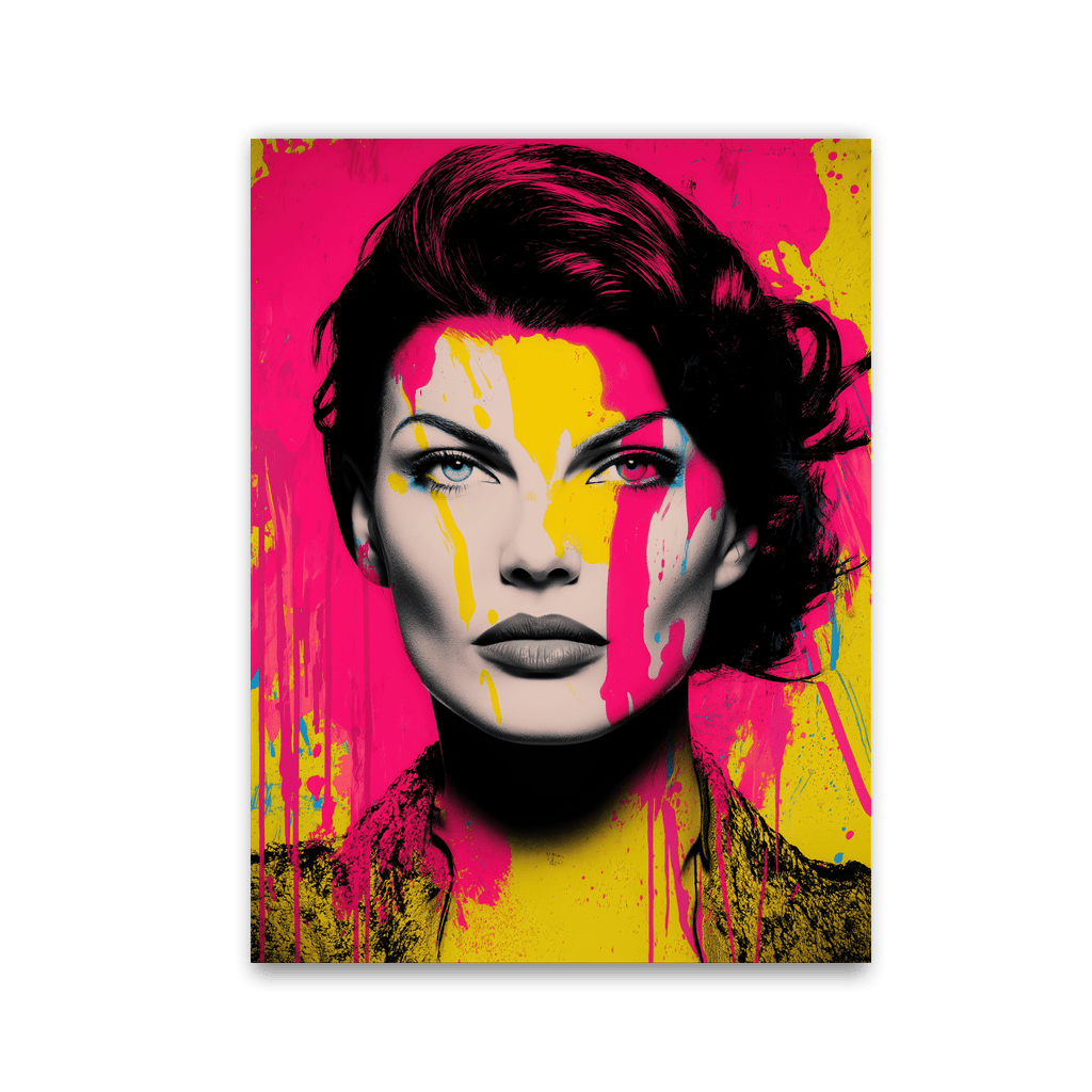 Neon Splash Portrait by Frank Daske - Affengeile Bilder
