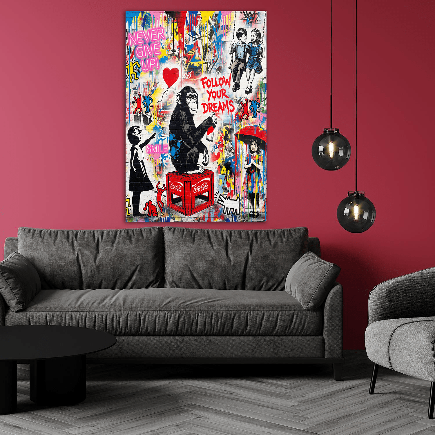 Never Give Up Ape by Adrian Vieriu - Affengeile Bilder