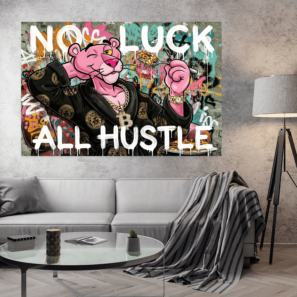 No Luck All Hustle by Adrian Vieriu - Affengeile Bilder