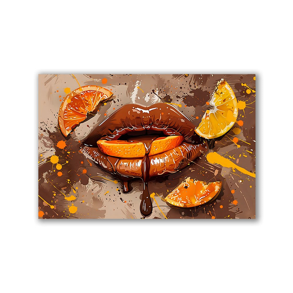 Orange Chocolate Lips No1 by Himmelmiez - Affengeile Bilder