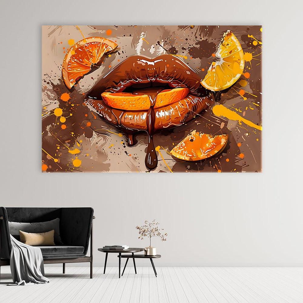 Orange Chocolate Lips No1 by Himmelmiez - Affengeile Bilder