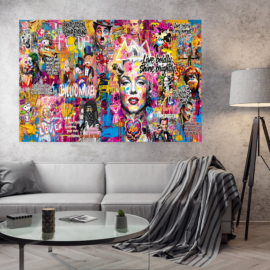 Paint Your Dreams Loud by Adrian Vieriu - Affengeile Bilder