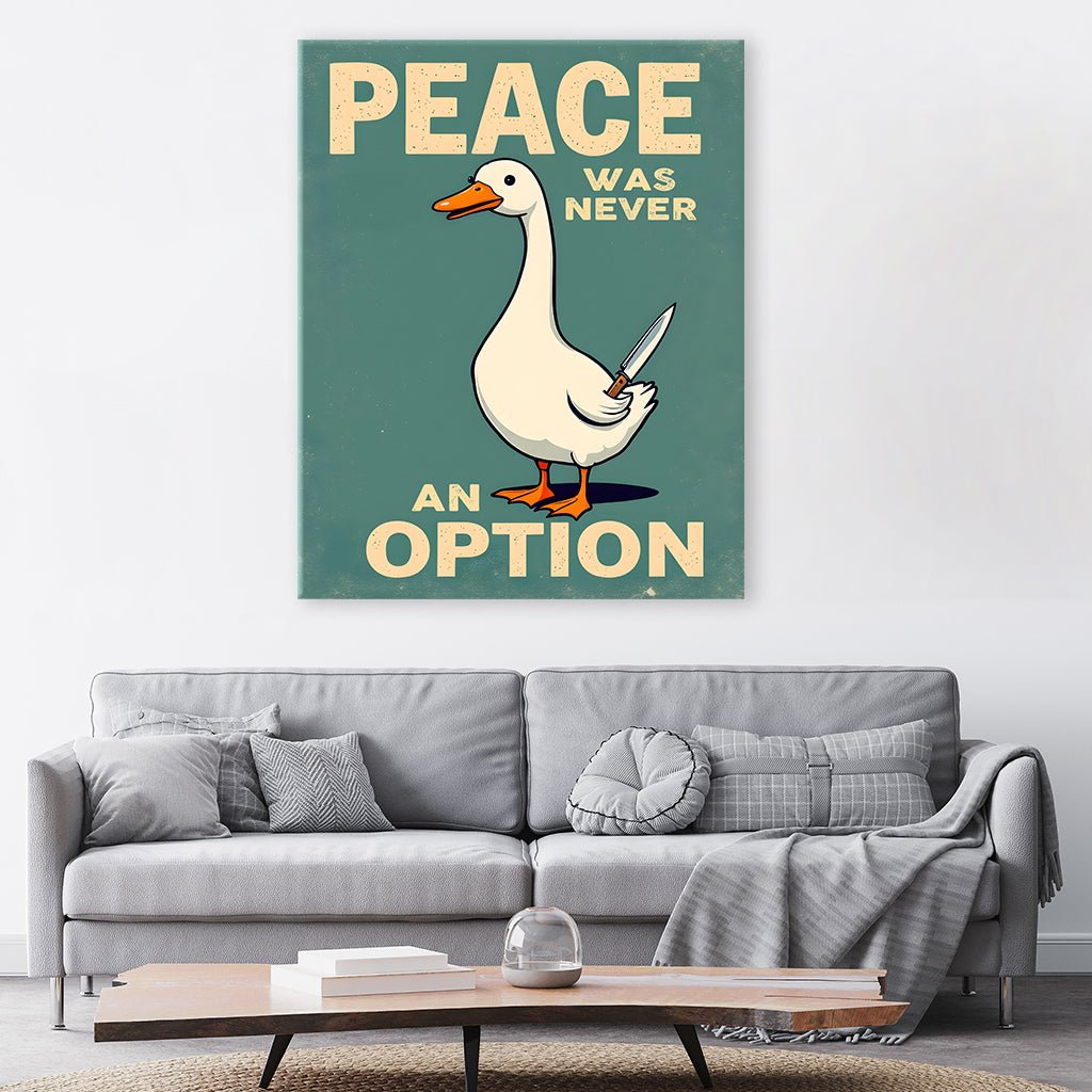 Peace Was Never An Option by Zenzdesign - Affengeile Bilder